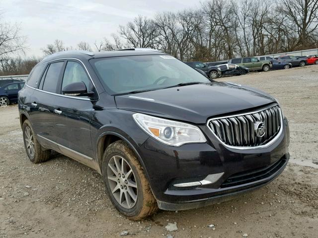 5GAKVBKD4EJ341409 - 2014 BUICK ENCLAVE BLACK photo 1