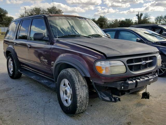 1FMDU85P4YZA64362 - 2000 FORD EXPLORER L MAROON photo 1