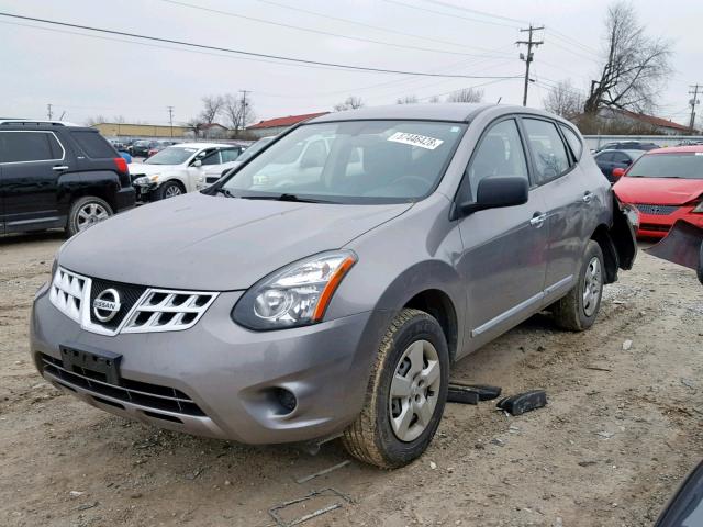 JN8AS5MV4FW253964 - 2015 NISSAN ROGUE SELE GRAY photo 2