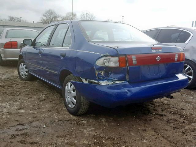 1N4AB41D6TC792915 - 1996 NISSAN SENTRA E BLUE photo 3