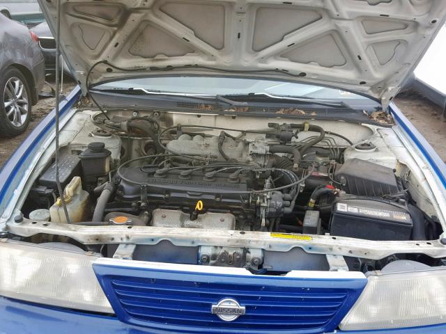 1N4AB41D6TC792915 - 1996 NISSAN SENTRA E BLUE photo 7