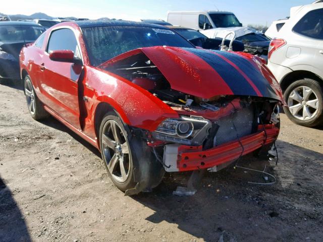 1ZVBP8CF6E5212251 - 2014 FORD MUSTANG GT RED photo 1