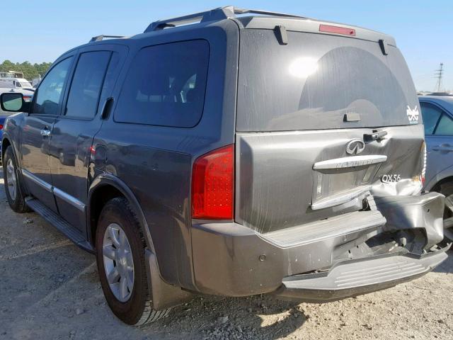 5N3AA08A36N814334 - 2006 INFINITI QX56 CHARCOAL photo 3