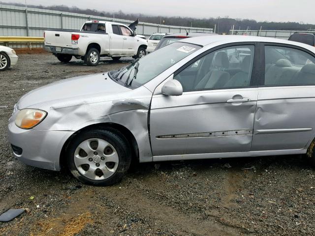 KNAFE121175380922 - 2007 KIA SPECTRA EX SILVER photo 9