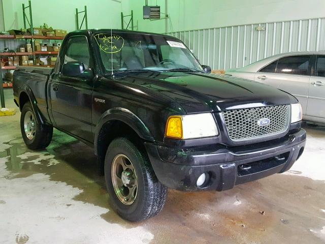 1FTYR11U92TA44094 - 2002 FORD RANGER BLACK photo 1