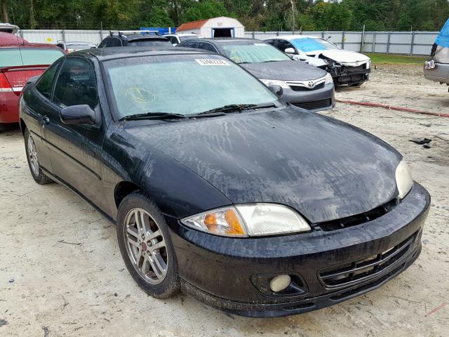 1G1JH12F127247423 - 2002 CHEVROLET CAVALIER L BLACK photo 1