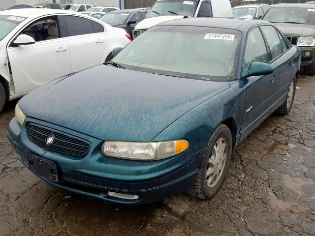 2G4WB52K6W1567077 - 1998 BUICK REGAL LS GREEN photo 2