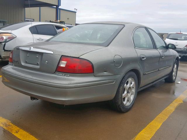 1MEFM53SX1A617778 - 2001 MERCURY SABLE LS GRAY photo 4