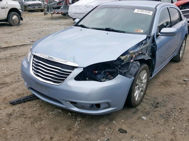 1C3CCBAB1EN213893 - 2014 CHRYSLER 200 LX BLUE photo 9