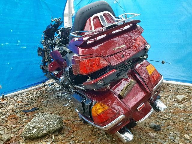 1HFSC47434A301593 - 2004 HONDA GL1800 A MAROON photo 3