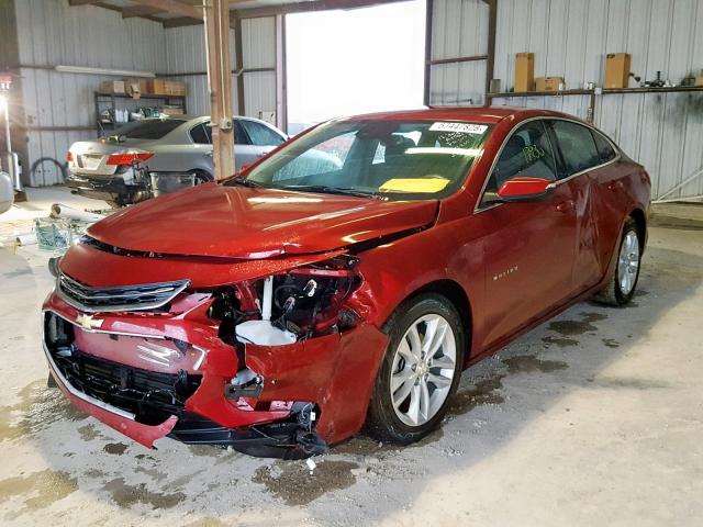 1G1ZJ5SU3HF286316 - 2017 CHEVROLET MALIBU HYB RED photo 2