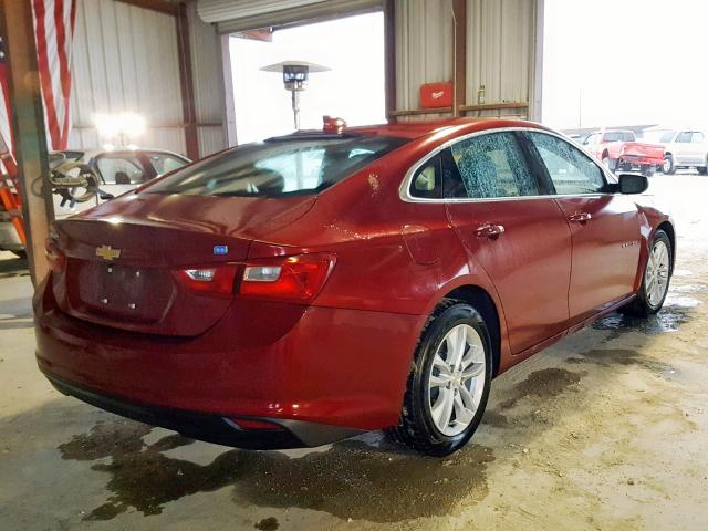 1G1ZJ5SU3HF286316 - 2017 CHEVROLET MALIBU HYB RED photo 4