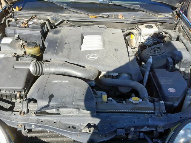 JT8BH68X8W0010854 - 1998 LEXUS GS 400 GREEN photo 7