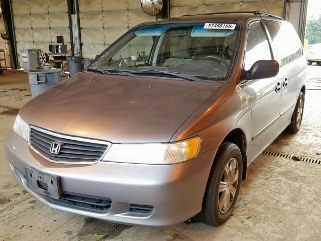 2HKRL1858YH615429 - 2000 HONDA ODYSSEY LX GRAY photo 2