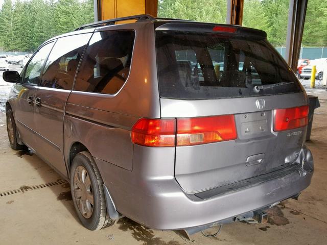 2HKRL1858YH615429 - 2000 HONDA ODYSSEY LX GRAY photo 3