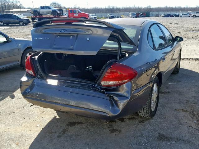 1FAHP56S65A211411 - 2005 FORD TAURUS SEL GRAY photo 4