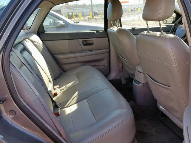 1FAHP56S65A211411 - 2005 FORD TAURUS SEL GRAY photo 6