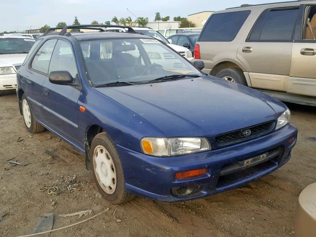 JF1GF4358YH809843 - 2000 SUBARU IMPREZA L BLUE photo 1