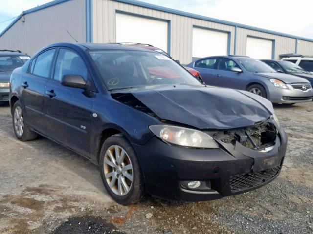 JM1BK324881186672 - 2008 MAZDA 3 S BLACK photo 1