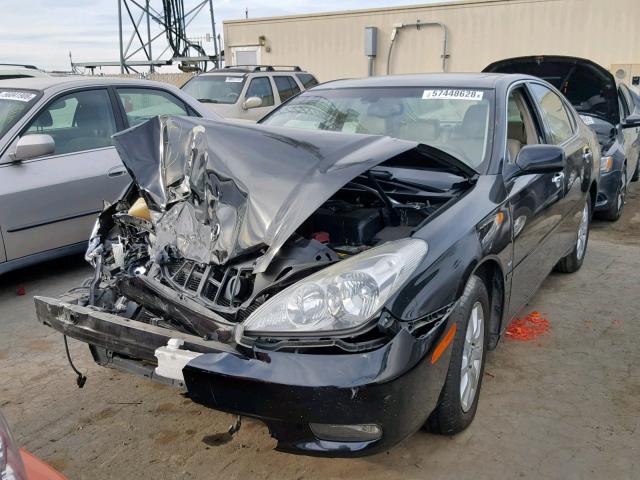 JTHBF30G536017267 - 2003 LEXUS ES 300 BLACK photo 2