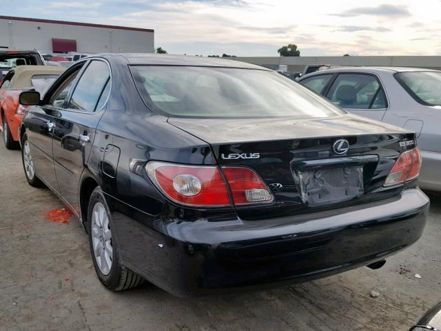 JTHBF30G536017267 - 2003 LEXUS ES 300 BLACK photo 3