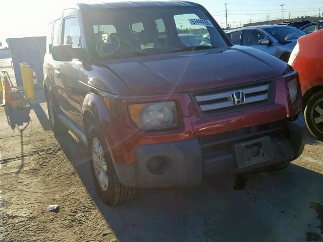 5J6YH18797L001511 - 2007 HONDA ELEMENT EX RED photo 1