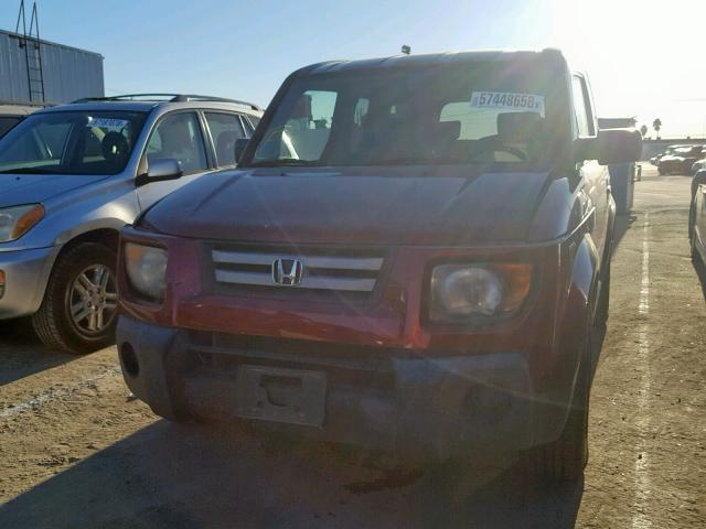 5J6YH18797L001511 - 2007 HONDA ELEMENT EX RED photo 2