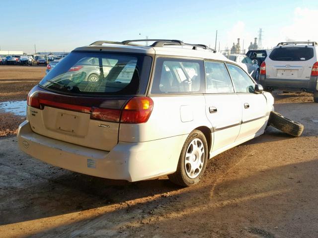 4S3BH635016303726 - 2001 SUBARU LEGACY L WHITE photo 4