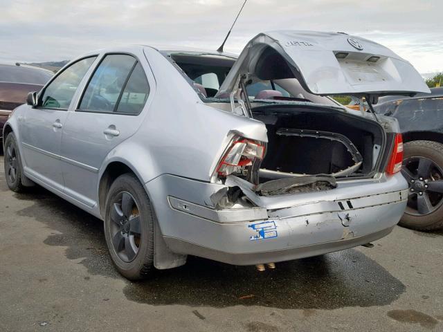 3VWSA69M54M019917 - 2004 VOLKSWAGEN JETTA GLS SILVER photo 3