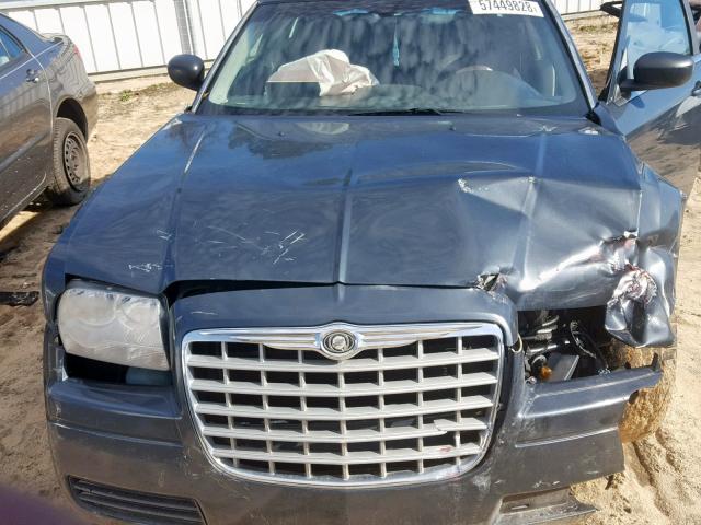 2C3KA43R17H884905 - 2007 CHRYSLER 300 BLUE photo 7