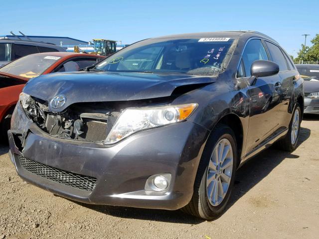 4T3ZA3BBXAU027479 - 2010 TOYOTA VENZA BASE GRAY photo 2