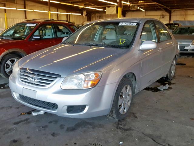 KNAFE121175383917 - 2007 KIA SPECTRA EX SILVER photo 2