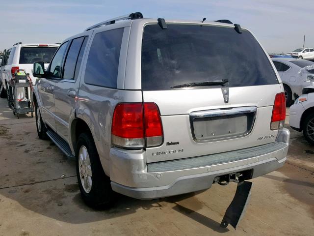 5LMEU78H23ZJ48687 - 2003 LINCOLN AVIATOR 银色 照片 3