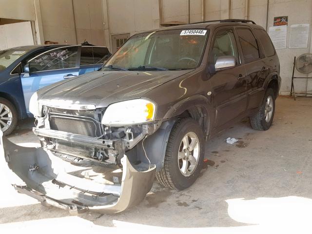 4F2YZ94156KM18115 - 2006 MAZDA TRIBUTE S GRAY photo 2