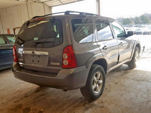 4F2YZ94156KM18115 - 2006 MAZDA TRIBUTE S GRAY photo 4