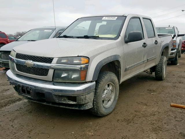 1GCDT13E178123758 - 2007 CHEVROLET COLORADO SILVER photo 2