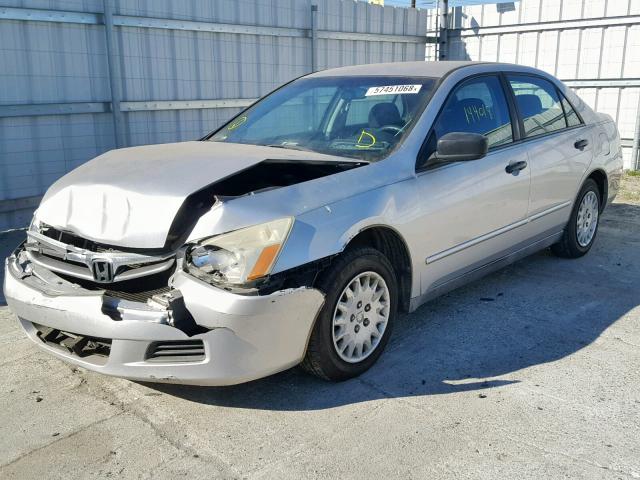 1HGCM56156A075117 - 2006 HONDA ACCORD VAL GRAY photo 2