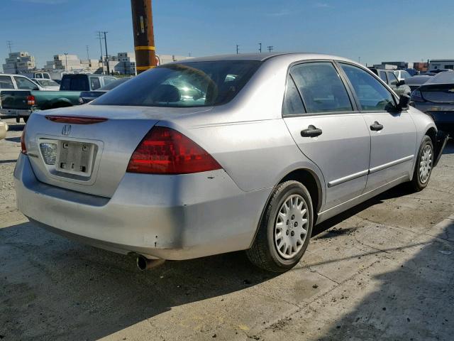 1HGCM56156A075117 - 2006 HONDA ACCORD VAL GRAY photo 4