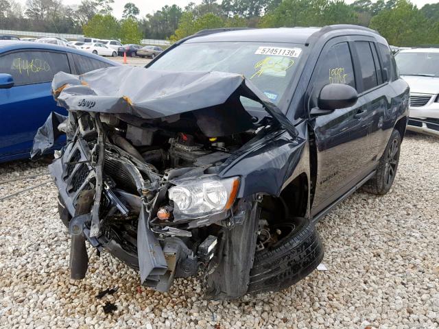 1C4NJCBA0ED851208 - 2014 JEEP COMPASS SP გრაფიტი ფოტო 2