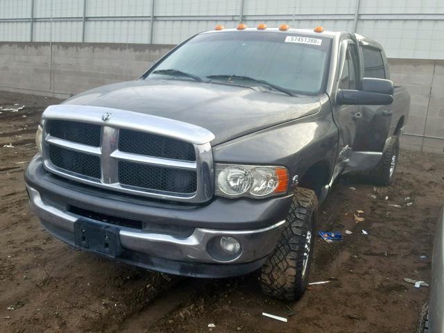 3D7LU38C14G105171 - 2004 DODGE RAM 3500 S GRAY photo 2