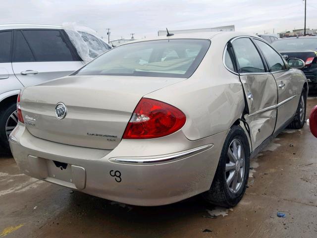 2G4WC582091272453 - 2009 BUICK LACROSSE C GOLD photo 4