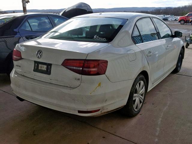 3VW167AJ4HM314081 - 2017 VOLKSWAGEN JETTA S WHITE photo 4