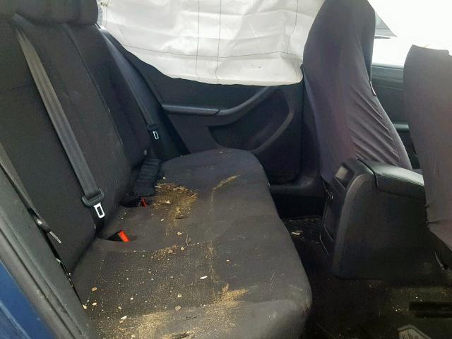 3VW2K7AJ0FM217313 - 2015 VOLKSWAGEN JETTA BASE Կապույտ լուսանկար 6