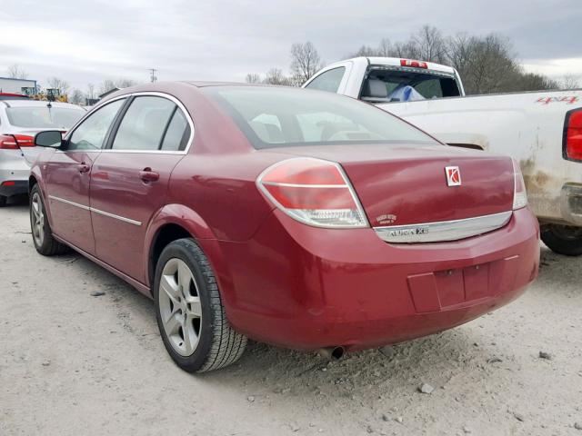 1G8ZS57N57F142653 - 2007 SATURN AURA XE BURGUNDY photo 3