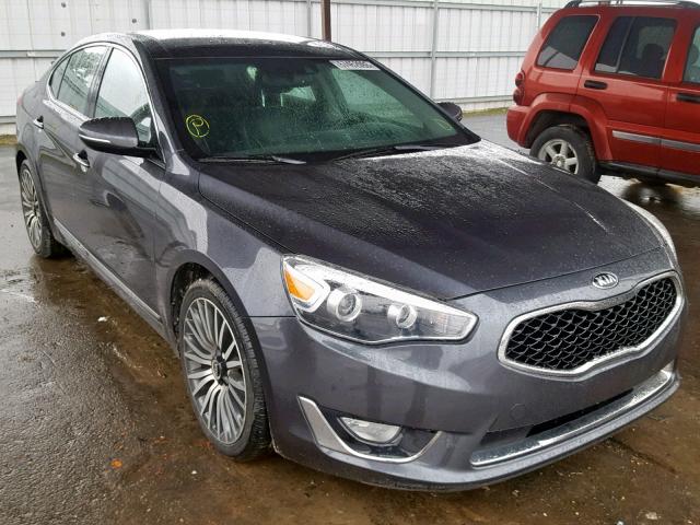 KNALN4D73E5124168 - 2014 KIA CADENZA PR GRAY photo 1