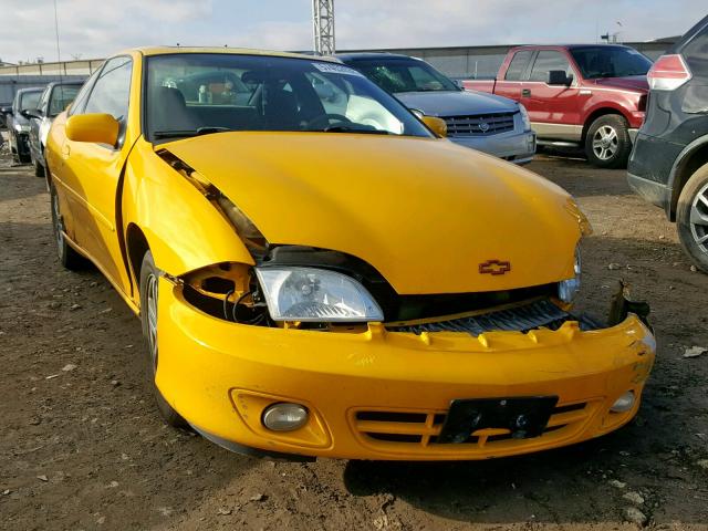 1G1JH12F527464120 - 2002 CHEVROLET CAVALIER L YELLOW photo 1