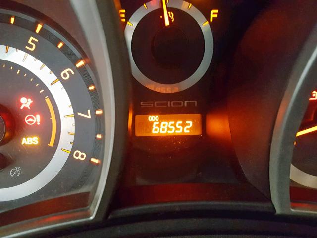 JTKJF5C76B3015086 - 2011 TOYOTA SCION TC შავი ფოტო 8