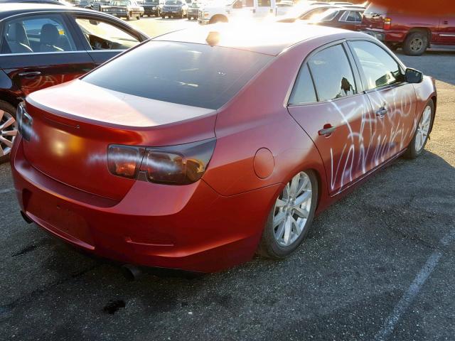 1G11H5SL1EF259272 - 2014 CHEVROLET MALIBU LTZ BURGUNDY photo 4