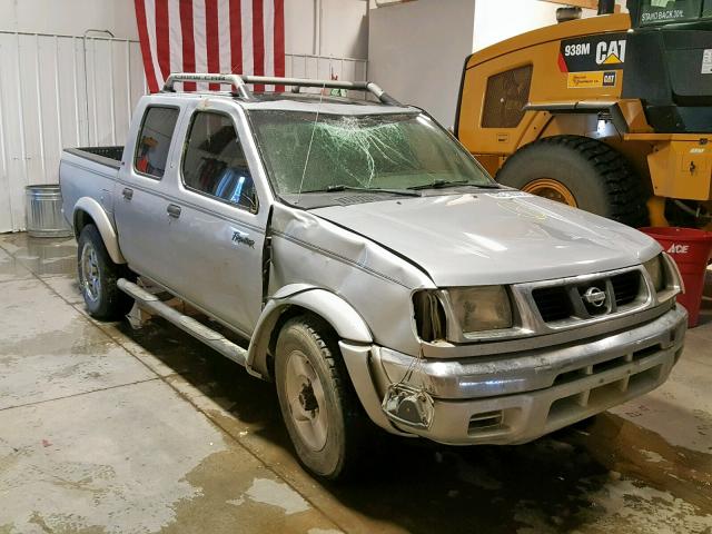 1N6ED27Y6YC371091 - 2000 NISSAN FRONTIER C SILVER photo 1