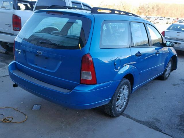 1FAHP36N07W182489 - 2007 FORD FOCUS ZXW BLUE photo 4